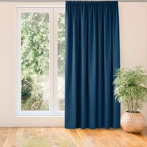 Záves MILANA klasická transparentná dračia páska 10 cm indigo vyobraziť