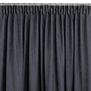 Záves MILANA klasická transparentná drážková páska 7, 5 cm grafitový vyobraziť