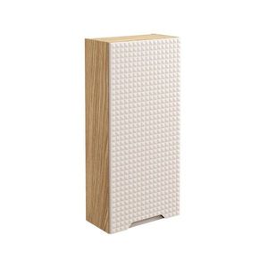 Závesná kúpeľňová skrinka Luxor Beige 83-35-1D béžová/dub olejovaný vyobraziť