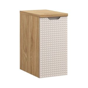 Závesná kúpeľňová skrinka Luxor Beige s doskou 81-30-1D béžová/dub olejovaný vyobraziť