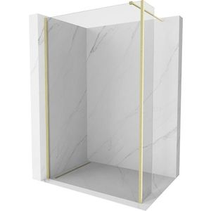 MEXEN/S - Kioto Sprchová zástena WALK-IN 115 x 40, transparent, zlatá kartáčovaná 800-115-212-55-00-040 vyobraziť