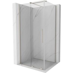 MEXEN/S - Velár sprchovací kút, posuvné dvere 110 x 120, transparent, nikel kefovaná 871-110-120-01-97 vyobraziť