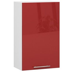 Závesná kuchynská skrinka Olivie W 50 cm bielo-červená vyobraziť