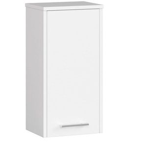 Závesná kúpeľňová skrinka Fin 30 cm biela vyobraziť