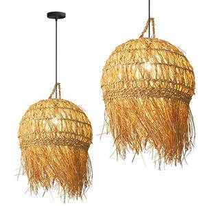 Závesná lampa La Belle Boho IV čierna/bambus vyobraziť