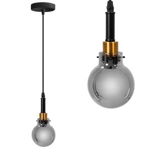 Závesná lampa La Belle IX čierna/zlatá vyobraziť