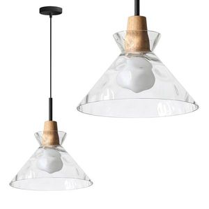 Závesná lampa La Belle XXIV čierna/bambus vyobraziť