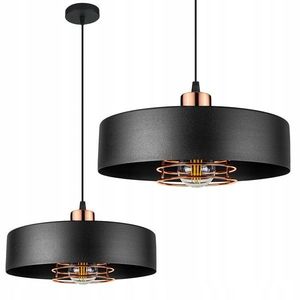 Závesná lampa La Belle XXXV čierna/zlatá vyobraziť