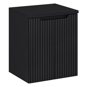 Závesná skrinka Nova Black II s doskou 50 cm čierna vyobraziť