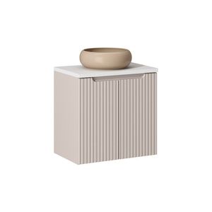 Závesná skrinka Nova Cashmere Wiki I s doskou 60 cm kašmírová/biela vyobraziť