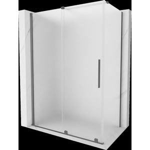 MEXEN/S - Velár sprchovací kút, posuvné dvere 130 x 75, dekor, grafit metal 871-130-075-31-95 vyobraziť