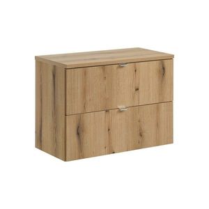 Závesná skrinka pod umývadlo Nova Oak I s doskou 80 cm dub coast evoke vyobraziť