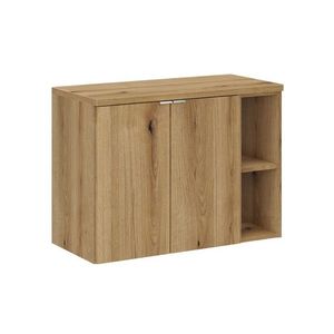 Závesná skrinka pod umývadlo Nova Oak I s doskou 80 cm dub evoke vyobraziť