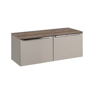 Závesná skrinka pod umývadlo SantaFe s doskou 120 cm taupe/dub santa fe vintage vyobraziť