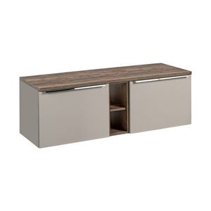 Závesná skrinka pod umývadlo SantaFe s doskou 140 cm taupe/dub santa fe vintage vyobraziť
