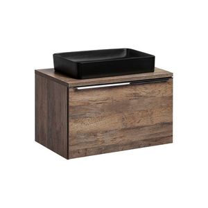Doska pod umývadlo Santa Fe 80 cm čierna vyobraziť