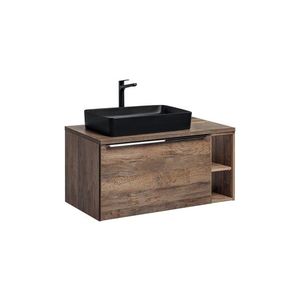 Keramické umývadlo na dosku Slim 61 cm čierne vyobraziť
