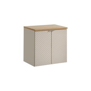 Závesná skrinka Viva Cashmere s doskou 60 cm kašmírová/dub evoke vyobraziť