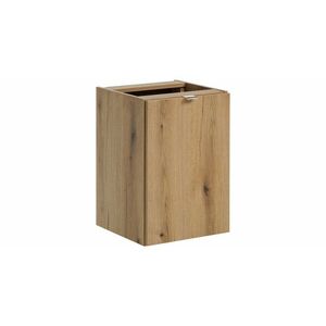 Závesná umývadlová skrinka Nova Oak 81-40-1DK 40 cm s košom na bielizeň dub evoke vyobraziť