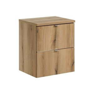 Závesná umývadlová skrinka Nova Oak s doskou 50 cm dub evoke vyobraziť