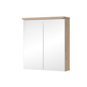 Závesná zrkadlová skrinka s LED osvetlením Sting 56 60 cm dub Artisan vyobraziť