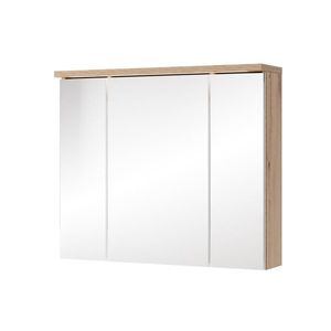 Závesná zrkadlová skrinka s LED osvetlením Sting 58 80 cm dub Artisan vyobraziť