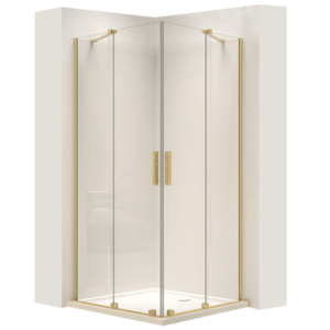 REA - Sprchová kabína Montana Double Gold Brush 90x90 REA-K6636 vyobraziť