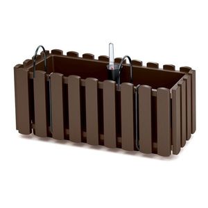 Závesný kvetináč BOARDEE FENCYCASE W hnedý vyobraziť