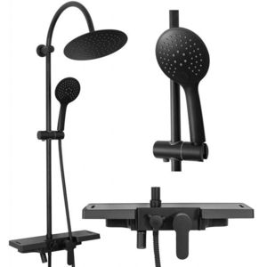 REA - Sprchový set s batériou 150mm Vigo čierny REA-P7001 vyobraziť