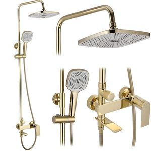 REA - Sprchový set s batériou 150mm STORM zlatá REA-P9531 vyobraziť