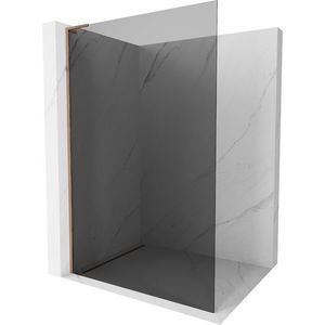 MEXEN/S - Kyoto L Sprchová zástena WALK-IN 120 x 200, grafit, ružové zlato 800-120-103-60-40 vyobraziť
