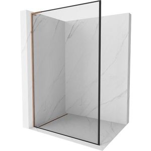 MEXEN/S - Kioto L Sprchová zástena WALK-IN 60 x 200, čierny vzor, ružové zlato 800-060-103-60-70 vyobraziť