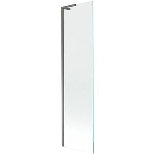 MEXEN/S - Next L vaňová zástena FIX 80 x 150, transparent, grafit metal 895-080-000-03-00-95 vyobraziť