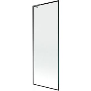 MEXEN/S - Next L vaňová zástena FIX 70 x 150, čierna vzor, grafit metal 895-070-000-03-70-95 vyobraziť