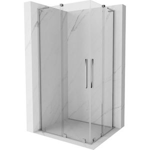 MEXEN/S - Velar L Duo sprchovací kút, posuvné dvere 100 x 90, transparent, chróm 871-100-090-02-03-01 vyobraziť