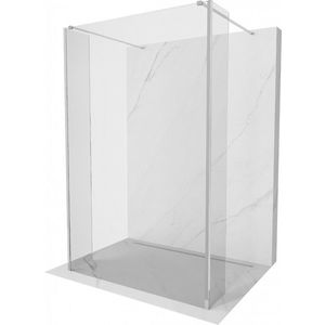 MEXEN/S - Kioto Sprchová zástena WALK-IN voľne stojaca 120 x 30 x 30, transparent, chróm 800-120-030-222-01-00-030 vyobraziť