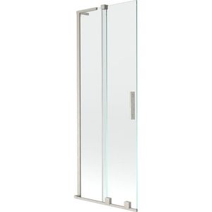 MEXEN/S - Velar L dvojkrídlová posuvná vaňová zástena 75 x 150, transparent, nikel kartáčovaný 896-075-003-01-97 vyobraziť