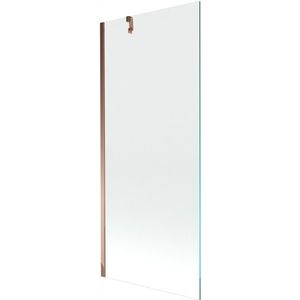 MEXEN/S - Next vaňová zástena FIX 80x150, transparent, růžové zlato 895-080-000-00-00-60 vyobraziť