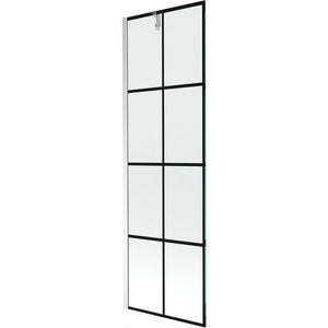 MEXEN/S - Next vaňová zástena FIX 60 x 150, čierna dekor, chróm 895-060-000-00-77-01 vyobraziť