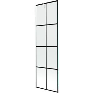 MEXEN/S - Next vaňová zástena FIX 60 x 150, čierna dekor, biela 895-060-000-00-77-20 vyobraziť