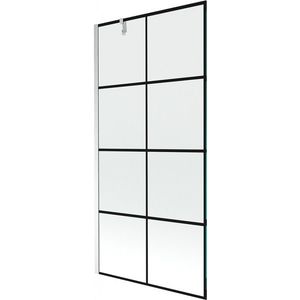 MEXEN/S - Next vaňová zástena FIX 100x150, čierny dekor, chróm 895-100-000-00-77-01 vyobraziť