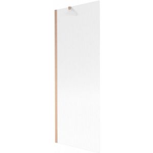 MEXEN/S - Next vaňová zástena FIX 70 x 150, prúžky, meď kartáčovaná 895-070-000-00-09-65 vyobraziť