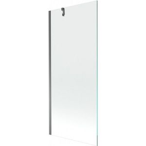 MEXEN/S - Next vaňová zástena FIX 80 x 150, transparent, grafit metal 895-080-000-00-00-95 vyobraziť