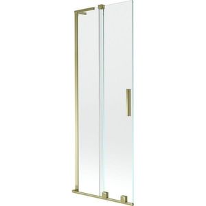 MEXEN/S - Velar L dvojkrídlová posuvná vaňová zástena 70 x 150, transparent, zlatá 896-070-003-01-50 vyobraziť