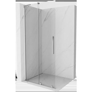 MEXEN/S - Velar L Sprchová zástena posuvná Walk-in 120 x 200, transparent 8 mm, chróm 871-120-003-03-01 vyobraziť