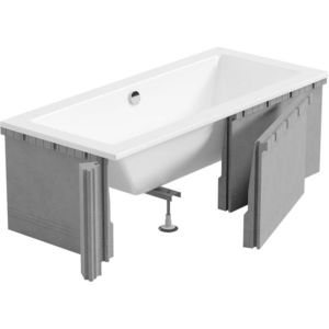 MEXEN - X-ST polystyrénový plášť na obdĺžnikovú vaňu 120-150 x 70-90, biela 55020-00 vyobraziť
