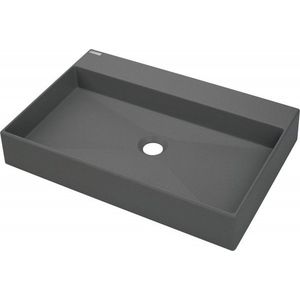 DEANTE - Correo antracit metalic - Granitové umývadlo, na dosku - 60x40 cm CQR_TU6S vyobraziť