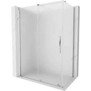 MEXEN/S - Velár sprchovací kút, posuvné dvere 140 x 85, dekor, chróm 871-140-085-31-01 vyobraziť