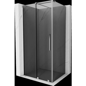 MEXEN/S - Velár sprchovací kút, posuvné dvere 100 x 75, grafit, chróm 871-100-075-41-01 vyobraziť