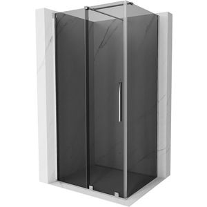 MEXEN/S - Velár sprchovací kút, posuvné dvere 120 x 110, grafit, chróm 871-120-110-41-01 vyobraziť